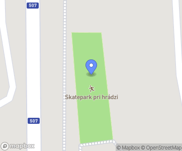 Skatepark Púchov - Mapa