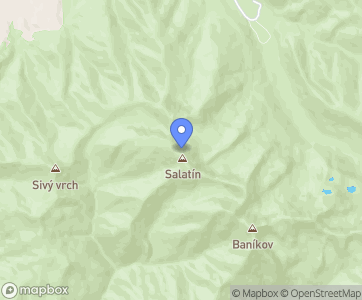 Salatín Západní Tatry - Mapa