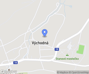 Koně ve Východní - Mapa