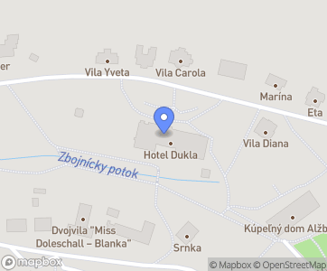 Lázne Bardejovské Kúpele - Mapa