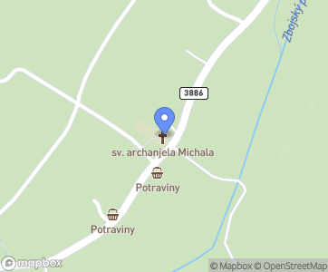 Dřevěný chrám sv. archanděla Michala Uličské Krivé - Mapa